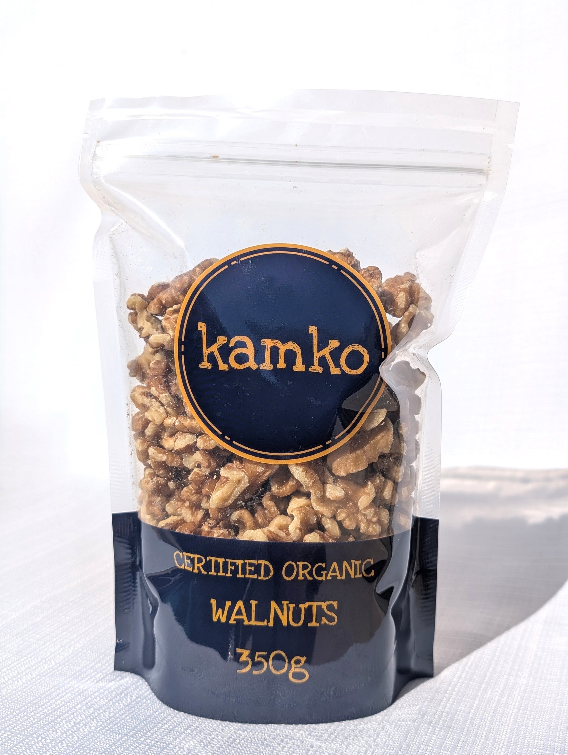 kamko certified organic walnuts freshly packed in Western Australia